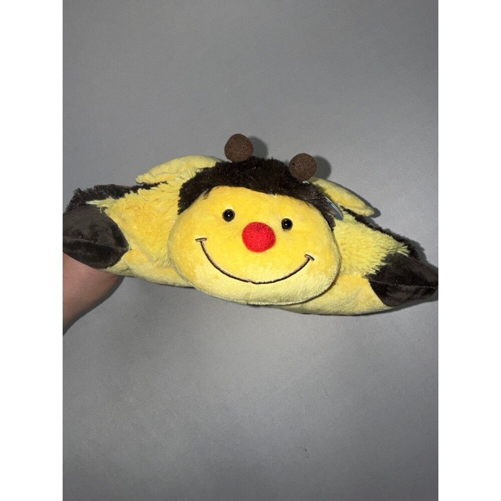 Pillow Pets Pee-Wees Bumble Bee Plush Stuffed Animal Fold Out Pillow w/ Tag Bee